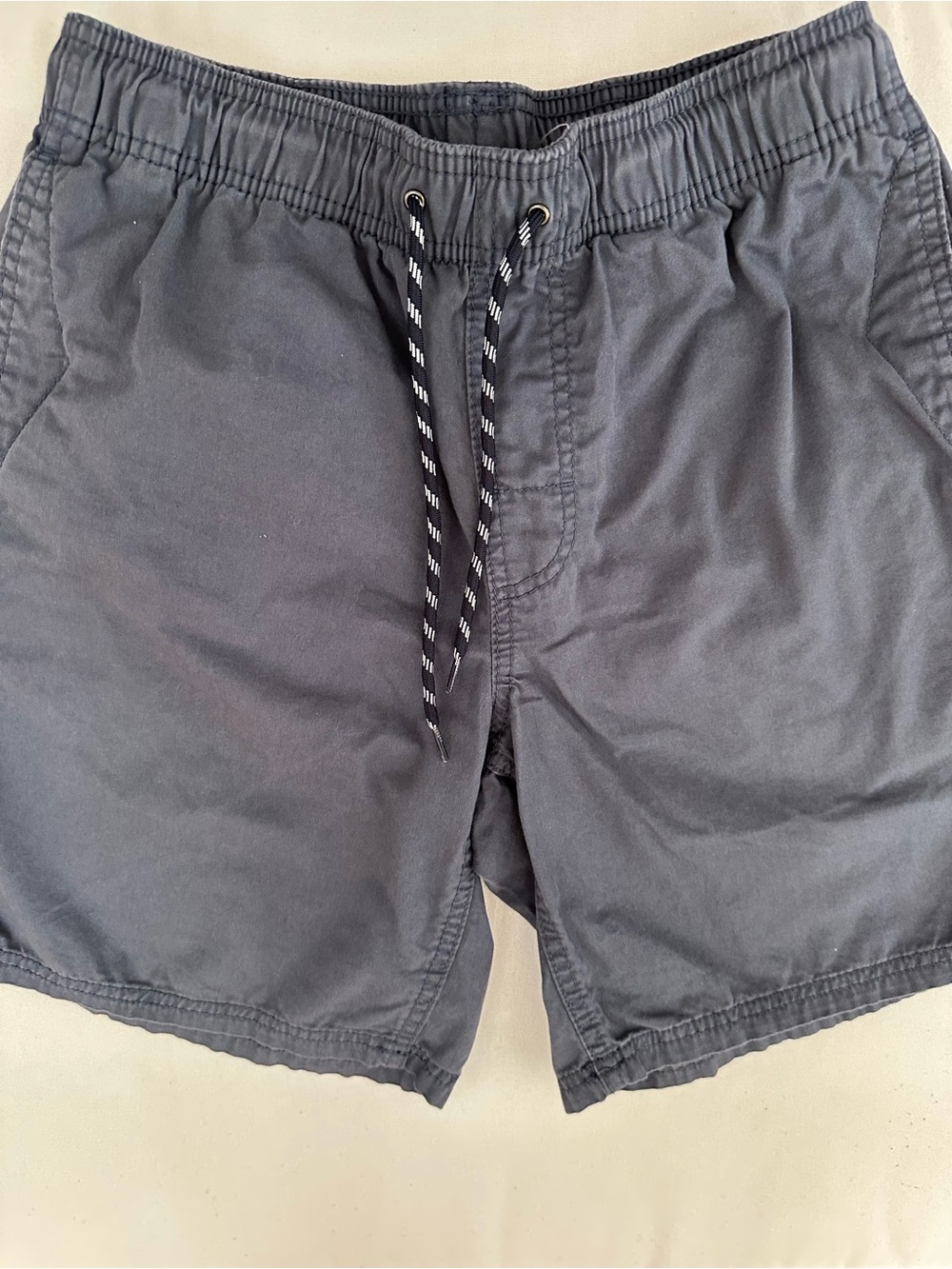 Casual Drawstring Shorts in Navy